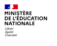 Logo Ministère de l'Éducation Nationale Liberté Égalité Fraternité